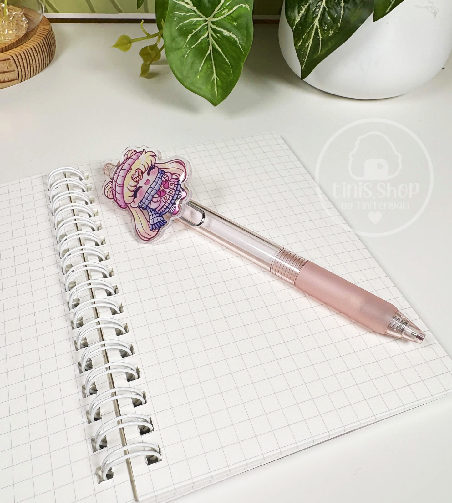 Mondprinzessin im Winter - Stift rosa