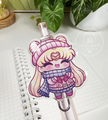 Mondprinzessin im Winter - Stift rosa