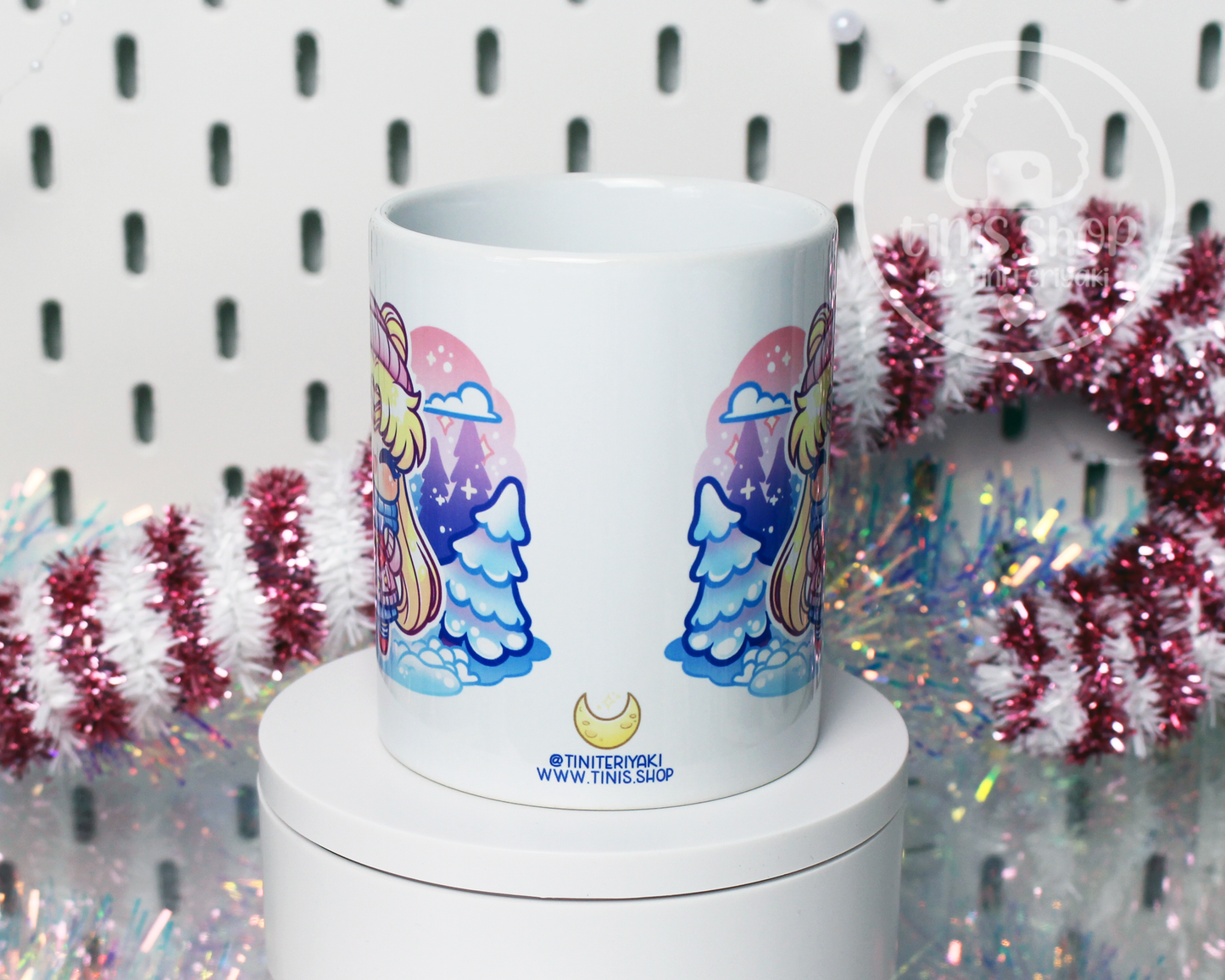 Mondprinzessin im Winter - Tasse