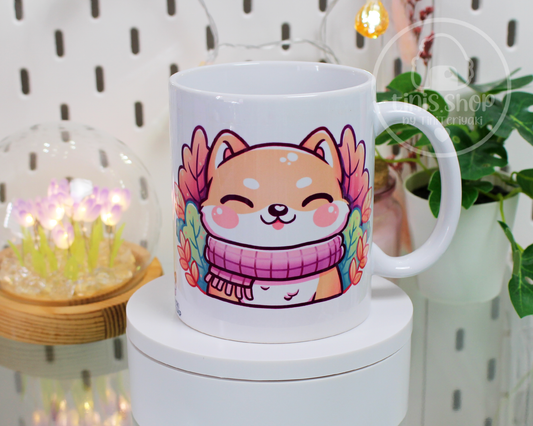 Shiba im Herbst - Tasse