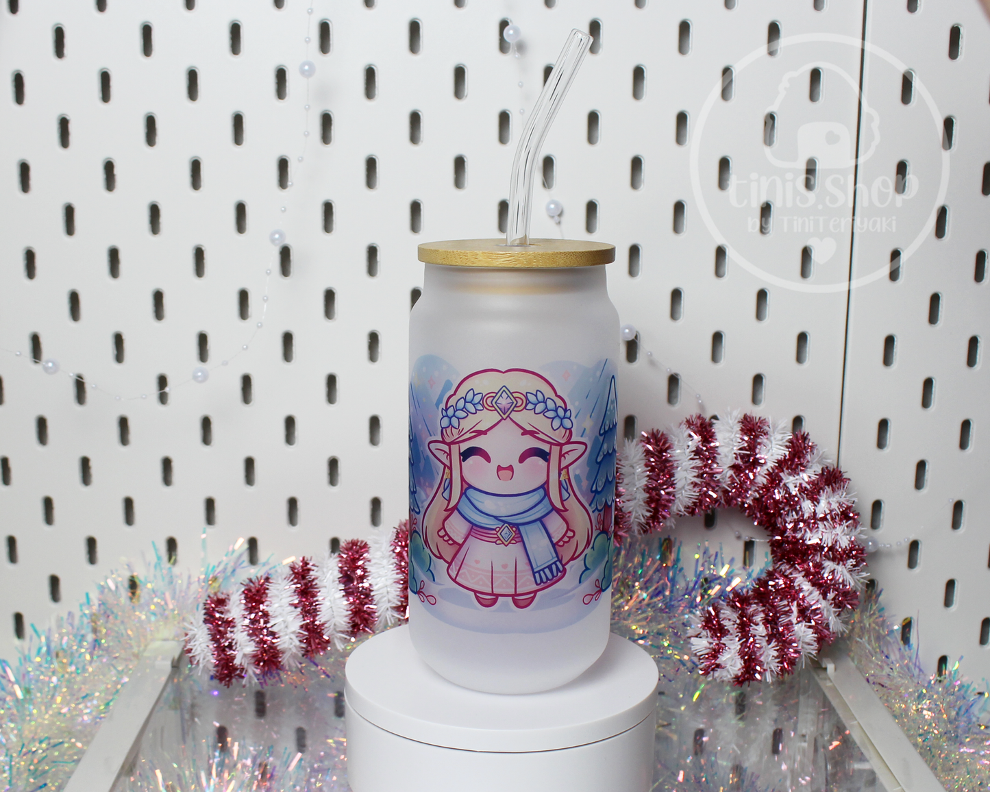 Prinzessin Myrule im Winter - Glas-Tumbler 550ml