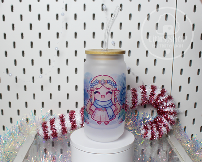Prinzessin Myrule im Winter - Glas-Tumbler 550ml