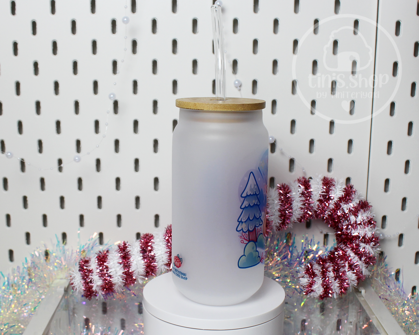 Prinzessin Myrule im Winter - Glas-Tumbler 550ml