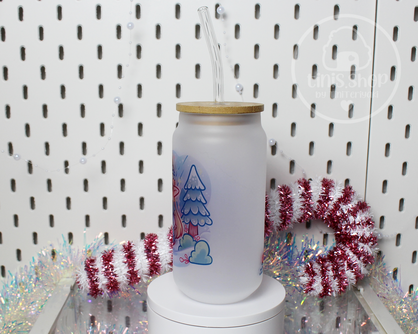 Prinzessin Myrule im Winter - Glas-Tumbler 550ml