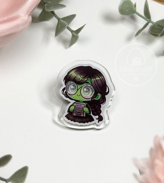 Grüne Hexe - Acrylic Pin