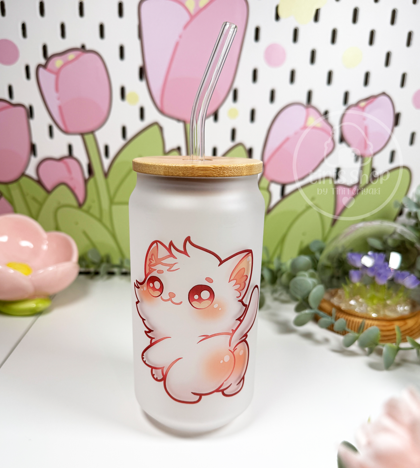 Popokatze - Glas-Tumbler 550ml