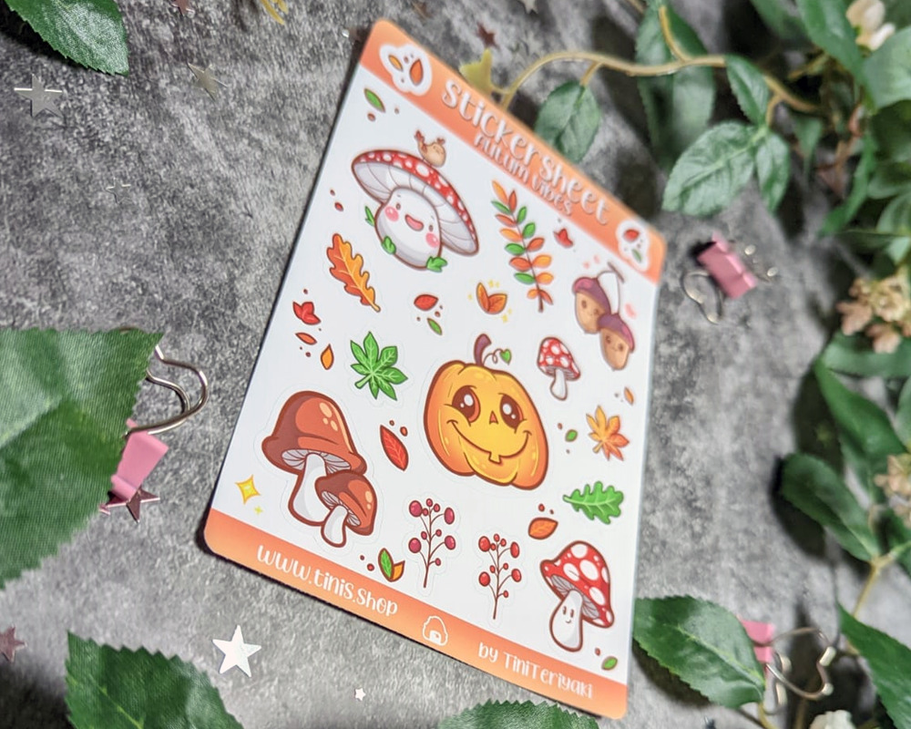 Autumn Vibes – Stickersheet