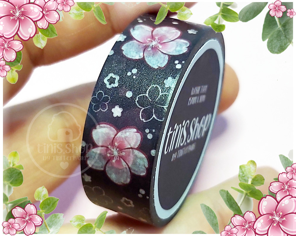 Washi Tape – Sakura dunkel | 15mm x 10m