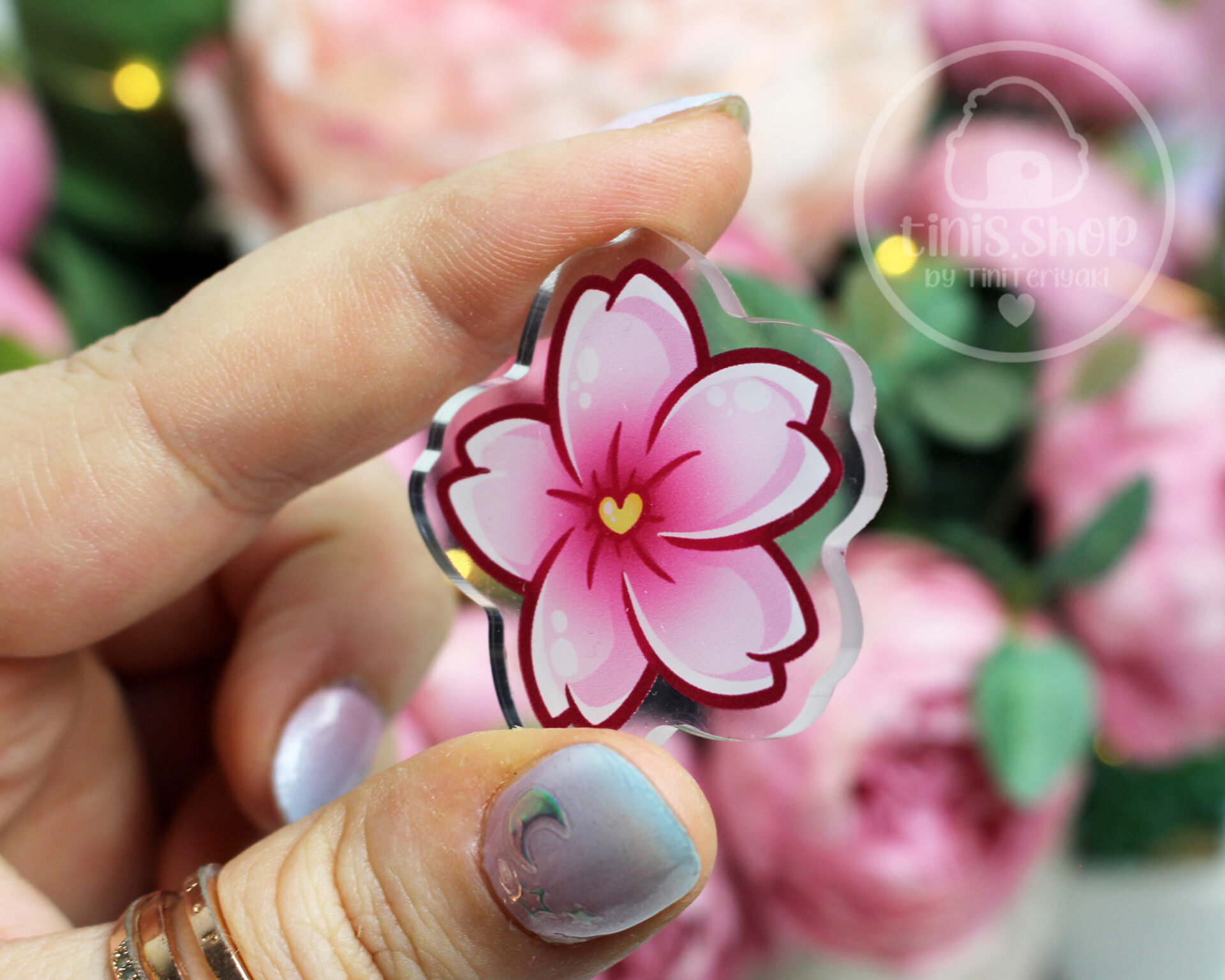 Sakura – Acrylic Pin