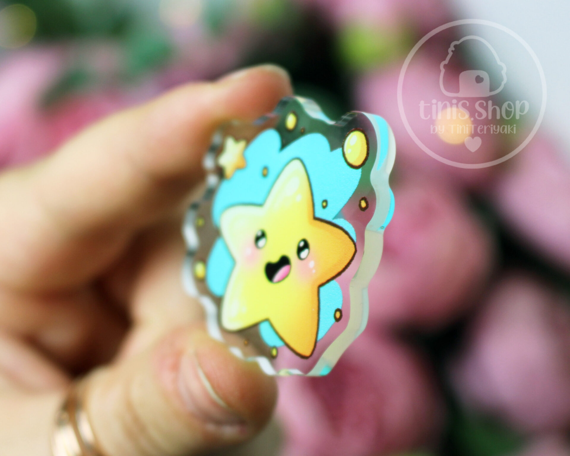 Stern Acrylic Pin