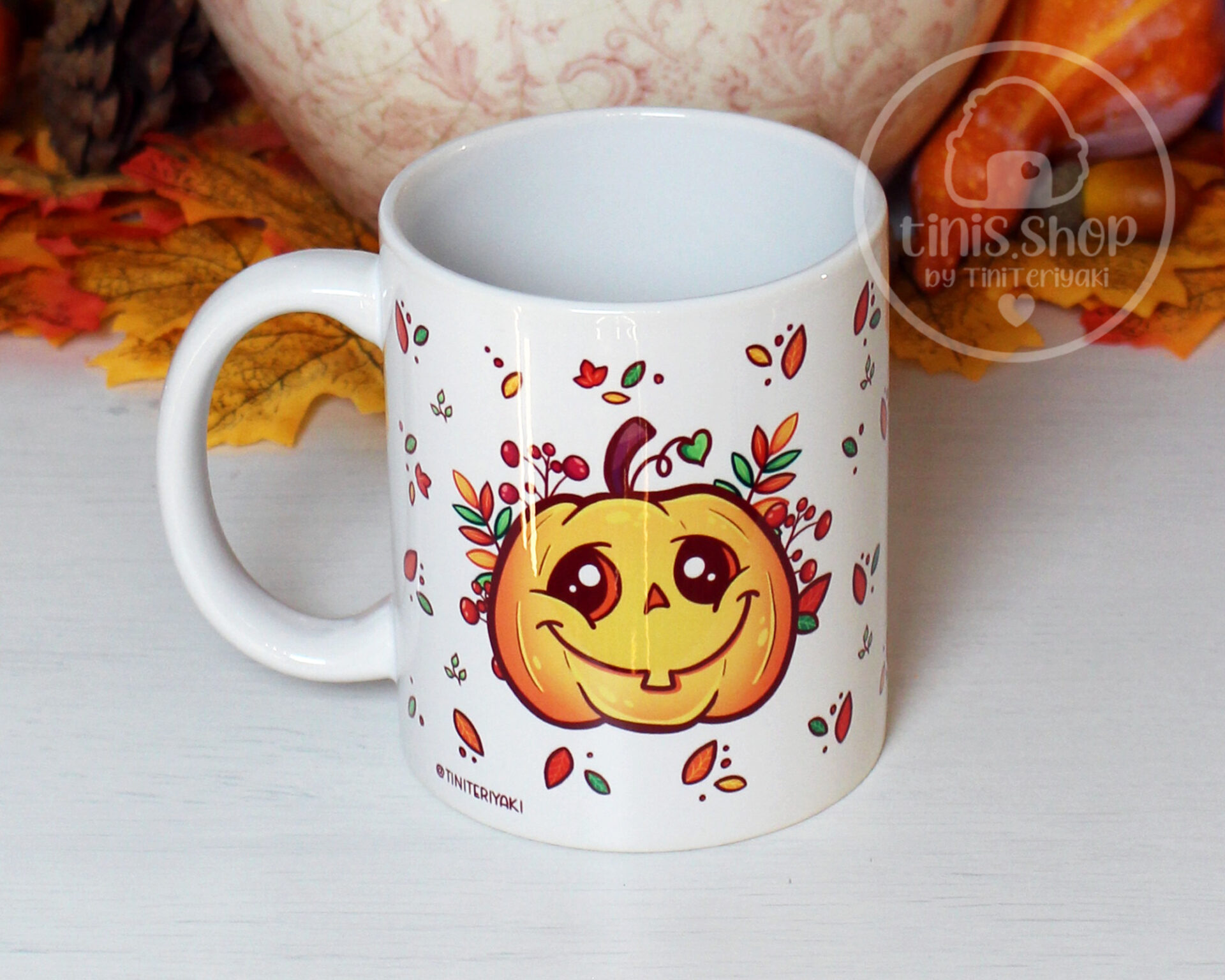 Herbst Tasse Kürbis